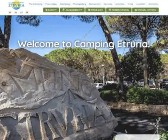 Campeggioetruria.net(Camping Internazionale Etruria Castiglione della Pescaia) Screenshot