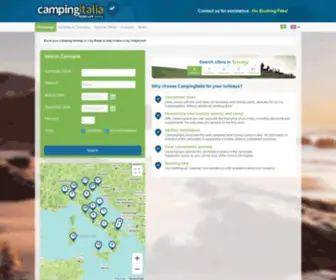 Campeggio.it(Prenota i Camping in Italia) Screenshot