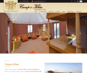 Campekhasjaisalmer.com(Camp e Khas) Screenshot