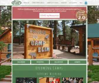 Campelim.com(Camp Elim) Screenshot