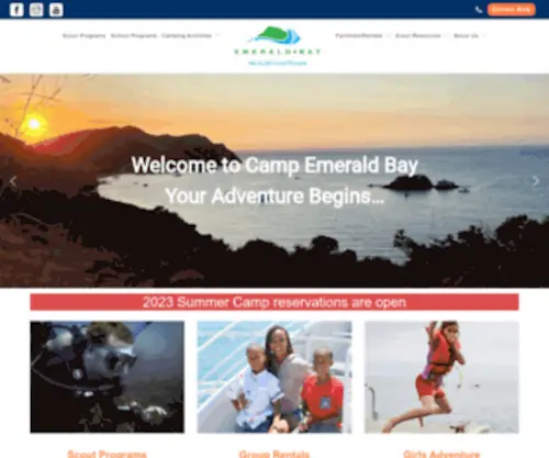 Campemeraldbay.org(Camp Emerald Bay) Screenshot