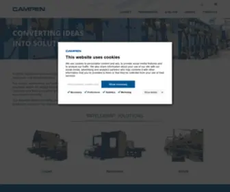 Campenmachinery.com(CAMPEN Machinery A/S) Screenshot