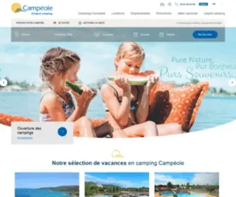 Campeole.com(Vacances en Camping) Screenshot
