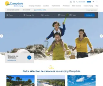 Campeoles.fr(Campings bord de mer) Screenshot