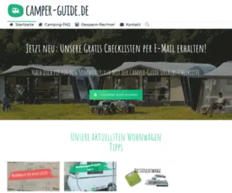 Camper-Guide.de(Wohnwagen und Camping) Screenshot