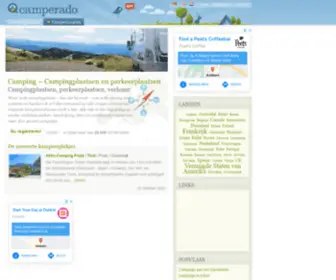 Camperado.nl(Campings campingplaats) Screenshot