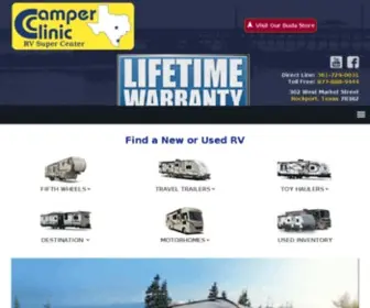Camperclinic.com Screenshot