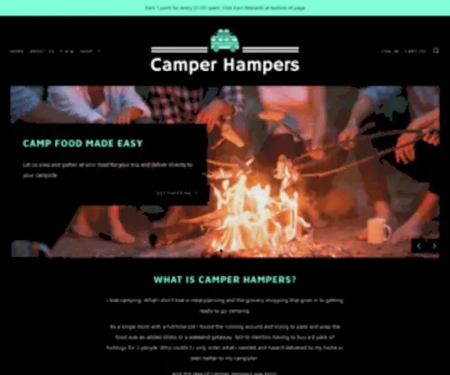 Camperhampers.ca(Camper Hampers) Screenshot