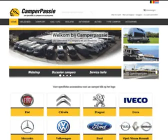 Camperpassie.nl(Specialist in camper accessoires) Screenshot