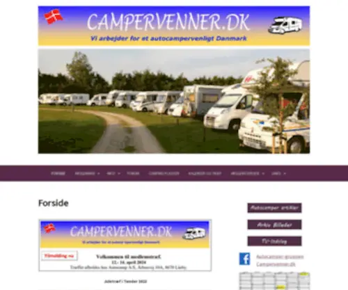 Campervenner.dk(Campervenner) Screenshot