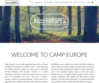 Campeurope.net(Camp Europe) Screenshot