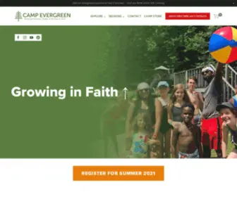 Campevergreen.org(Camp Evergreen) Screenshot