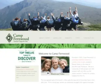 Campfernwood.com(Maine Girls Summer Camp) Screenshot