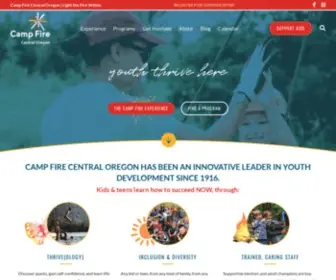 Campfireco.org(Camp Fire) Screenshot