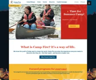 Campfiresnoco.org(Incredible kid day after school program club program growing up) Screenshot