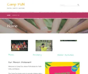 Campfun.org(Camp FUN) Screenshot