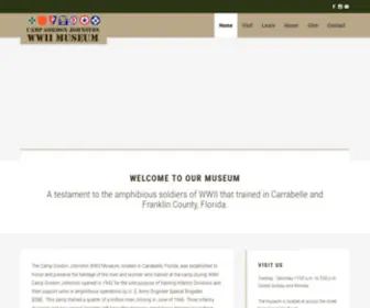 Campgordonjohnston.com(Camp Gordon Johnston Association) Screenshot