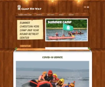 Camphisway.com(Camp His Way) Screenshot