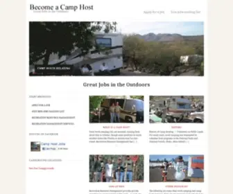 Camphost.org(Camp Host Jobs) Screenshot