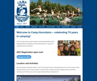 Camphurontario.com(Camp Hurontario) Screenshot