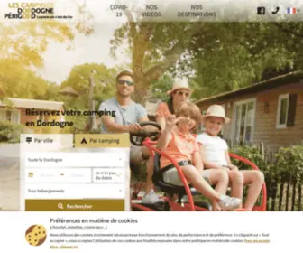 Campidor.com(Les Campings Dordogne Périgord) Screenshot