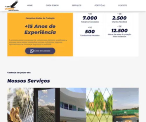 Campinasredes.com.br(Instalação de redes de proteção em Campinas e região. Agende agora mesmo um orçamento conosco) Screenshot