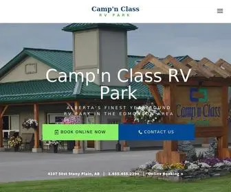 Campinclass.com(Camp'n Class RV Park) Screenshot