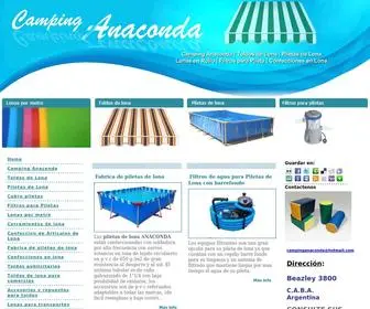 Camping-Anaconda.com.ar(Filtros para piletas de lona) Screenshot