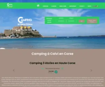 Camping-Calvi.fr(Camping Corse) Screenshot