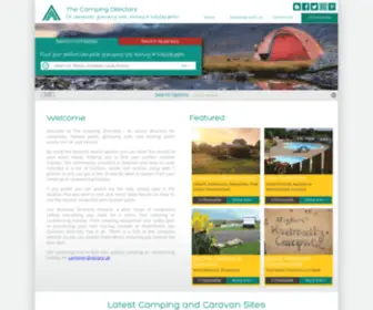 Camping-Directory.uk(The Camping Directory) Screenshot