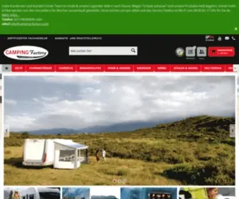 Camping-Factory.com(CAMPING FACTORY) Screenshot