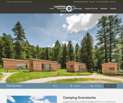 Camping-Gravatscha.ch(Urlaub im Freien) Screenshot