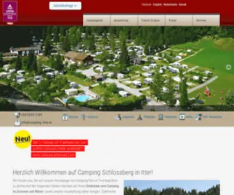Camping-Itter.at(Campingplatz Tirol) Screenshot