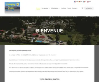 Camping-Jura.ch(Camping Prêles) Screenshot