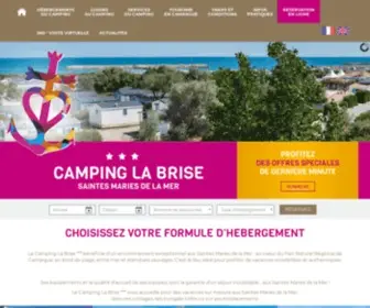 Camping-Labrise.fr(Camping Saintes Maries de la Mer) Screenshot