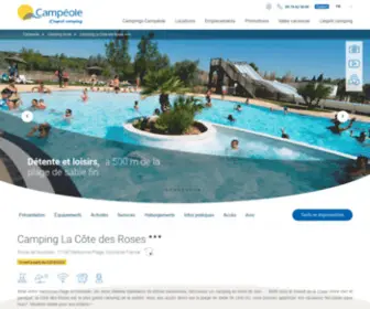 Camping-Lacotedesroses.com(Activités nautique) Screenshot