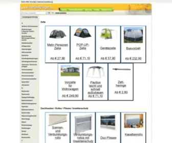 Camping-Lager.de(Unser Online) Screenshot