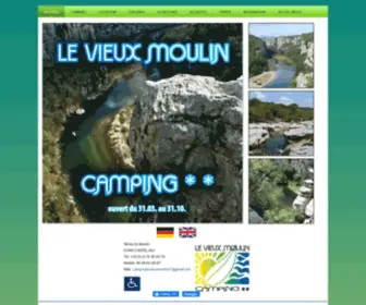 Camping-LE-Vieux-Moulin.com(Casteljau) Screenshot