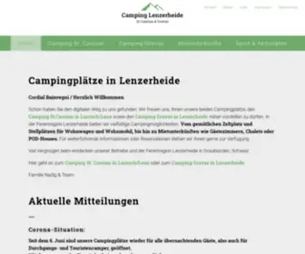 Camping-Lenzerheide.ch(Camping Lenzerheide) Screenshot