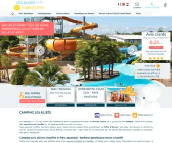 Camping-Lesalizes.fr(Camping avec piscine Perros Guirec) Screenshot