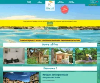 Camping-Marius.com(Bouches du Rhône) Screenshot