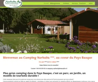 Camping-Narbaitz.com(Camping St Jean Pied de Port) Screenshot