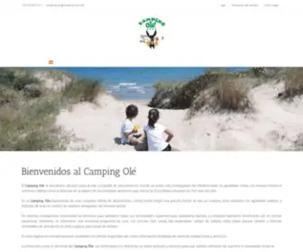 Camping-Ole.com(Camping Ole) Screenshot