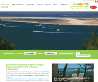 Camping-Panorama.com(Village PANORAMA DU PYLA) Screenshot