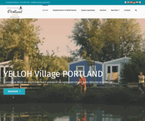 Camping-Portland.com(Camping Normandie Yelloh Village Portland 4 étoiles Port) Screenshot