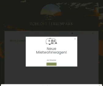 Camping-Reisebuero.de(Rohloff Ferienpark) Screenshot