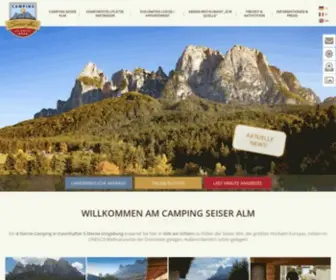 Camping-Seiseralm.com(Camping Seiser Alm) Screenshot