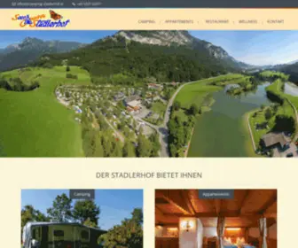 Camping-Stadlerhof.at(Camping Stadlerhof) Screenshot