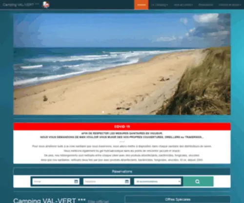 Camping-Val-Vert.com(Camping royan charente maritime) Screenshot