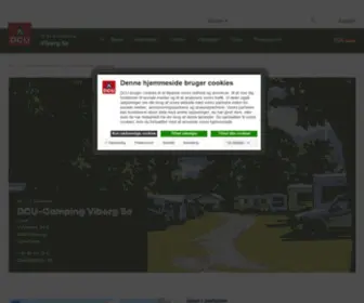 Camping-Viborg.dk(DCU-Camping Viborg Sø) Screenshot